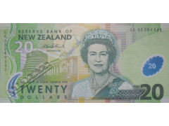 Банкнота Новая Зеландия 20 (двадцать) долларов 2005 год. Pick 187b2. UNC