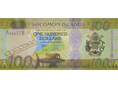 Банкнота Соломоновы о-ва 100 (сто) долларов 2023 год. Pick 36.4.UNC