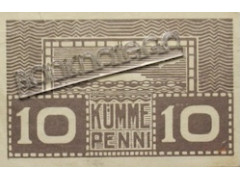 Банкнота Эстония 10 (десять) пенни 1919 год. Pick 40b. VF