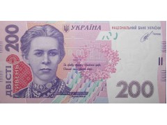 Банкнота Украина 200 (двести) гривен 2013 год. Pick 123c. UNC