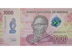 Банкнота Ангола 1000 (тысяча) кванза 2020 год. Pick new. UNC 