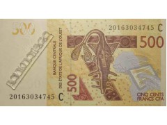 Банкнота Буркина Фасо 500 (пятьсот) франков 2020 год. Pick 319C. UNC
