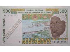 Банкнота Бенин 500 (пятьсот) франков 1994 год. Pick 210Be.  UNC