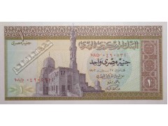 Банкнота Египет 1 (один) фунт 1973 год. Pick 44b. UNC