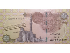 Банкнота Египет 1 (один) фунт 2016 год. Pick 71b. UNC