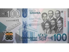 Банкнота Гана 100 (сто) седи 2019 год. Pick new. UNC