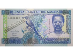 Банкнота Гамбия 25 (двадцать пять) даласи 1996 год. Pick 18. UNC