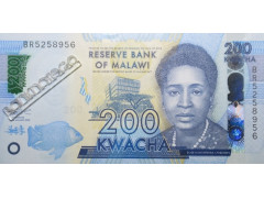 Банкнота Малави 200 (двести) квача 2022 год. Pick W65A.6. UNC