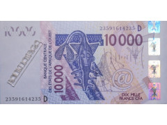 Банкнота Мали 10000 (десять тысяч) франков 2023 год. Pick 418D1. UNC