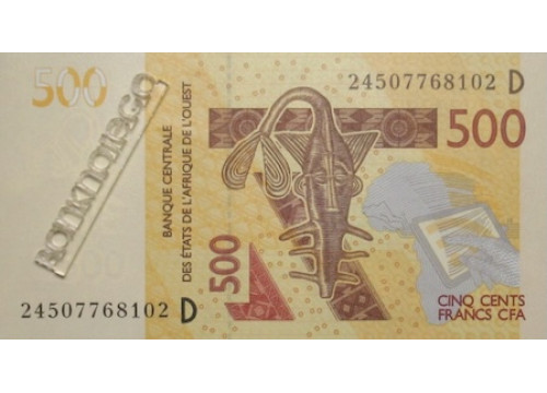 Банкнота Мали 500 (пятьсот) франков 2024 год. Pick 419D1. UNC