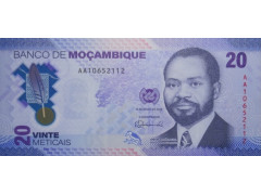 Банкнота Мозамбик 20 (двадцать) метикал 2024 год. Pick W155. UNC