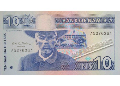 Банкнота Намибия 10 (десять) долларов 1993 год. Pick 1. UNC