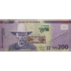 Банкнота Намибия 200 (двести) долларов 2018 год. Pick 15. UNC
