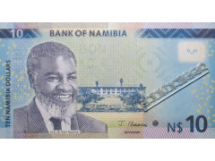Банкнота Намибия 10 (десять) долларов 2025 год. Pick 16.3. UNC