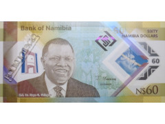 Банкнота Намибия 60 (шестьдесят) долларов 2025 год. Pick W19. UNC