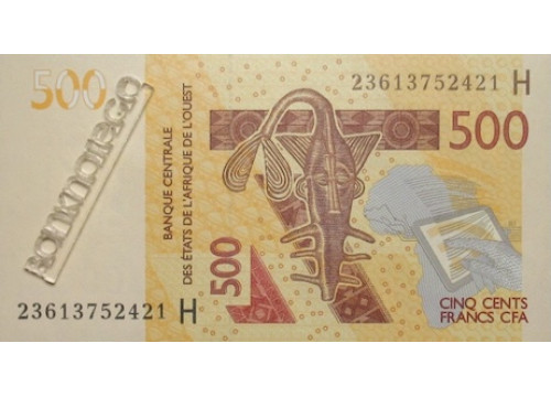 Банкнота Нигер 500 (пятьсот) франков 2023 год. Pick 619H. UNC