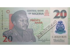 Банкнота Нигерия 20 (двадцать) найра 2013 год. Pick 34i. UNC