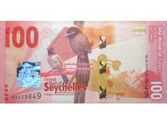 Банкнота Сейшельские острова 100 (сто) рупий 2016 год. Pick 50. UNC
