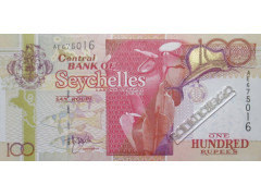 Банкнота Сейшельские острова 100 (сто) рупий 2001 год. Pick 40a. UNC