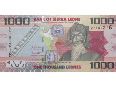 Банкнота Сьерра-Леоне 1000 (тысяча) леоне 2021 год. Pick 30f. UNC
