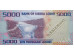 Банкнота Сьерра-Леоне 5000 (пять тысяч) леоне 2013 год. Pick 32c. UNC