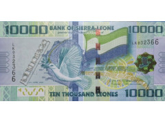 Банкнота Сьерра-Леоне 10000 (десять тысяч) леоне 2021 год. Pick 33f. UNC