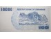 Банкнота Зимбабве 5000000 (пять миллионов) долларов 2008 год. Pick 54. UNC