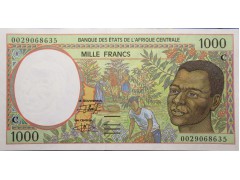 Банкнота Конго 1000 (одна тысяча) франков 2000 год. Pick 102Сg. UNC
