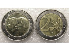 Монета Бельгия юбилейные 2 (два) евро 2005 год. UNC