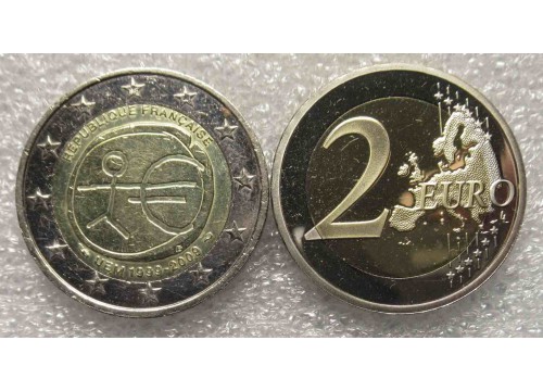 Монета Франция юбилейные 2 (два) евро 2009 год. UNC
