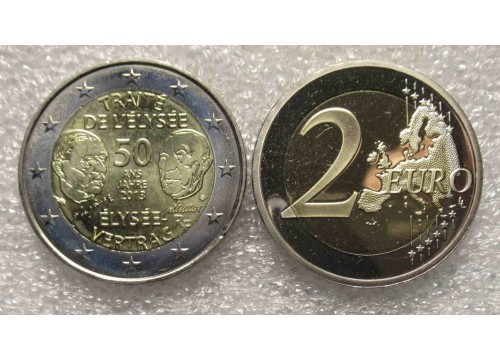 Монета Франция юбилейные 2 (два) евро 2013 год. UNC