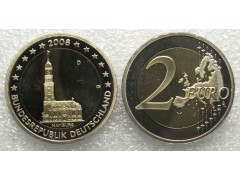 Монета Германия Юбилейные 2 (два) евро 2008 год. UNC