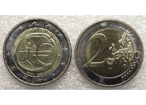 Монета Германия Юбилейные 2 (два) евро 2009 год. UNC