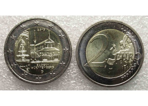 Монета Германия Юбилейные 2 (два) евро 2013 год. UNC