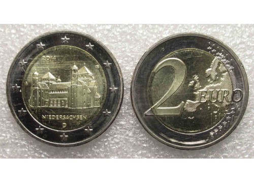 Монета Германия Юбилейные 2 (два) евро 2014 год. UNC