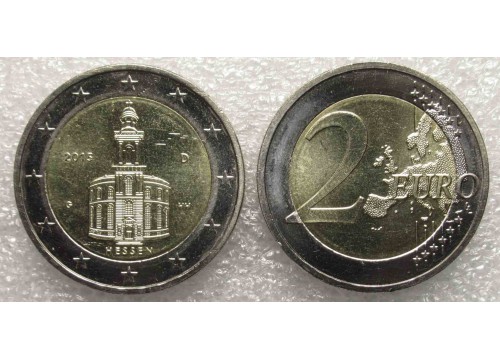 Монета Германия Юбилейные 2 (два) евро 2015 год. UNC