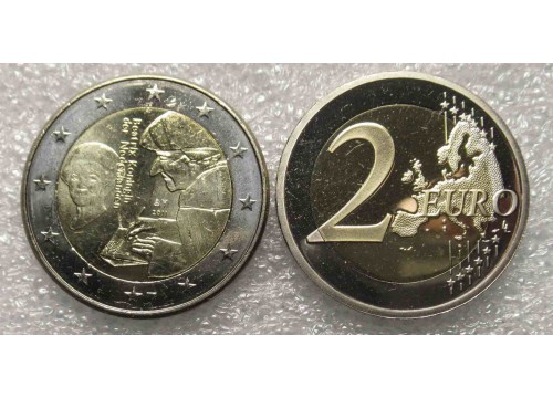 Монета Нидерланды юбилейные 2 (два) евро 2011 год. UNC