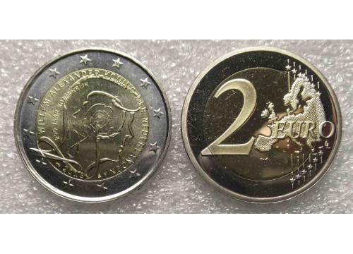 Монета Нидерланды юбилейные 2 (два) евро 2013 год. UNC