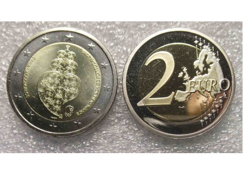 Монета Португалия Юбилейные 2 (два) евро 2016 год. UNC