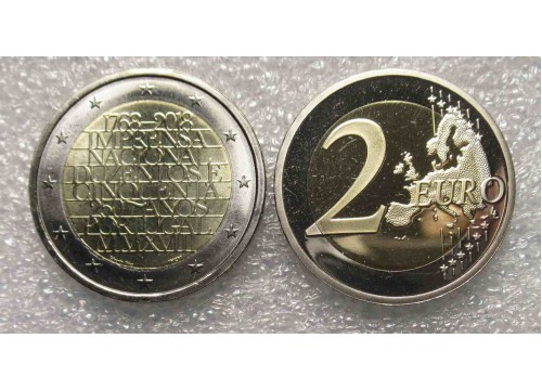 Монета Португалия Юбилейные 2 (два) евро 2018 год. UNC