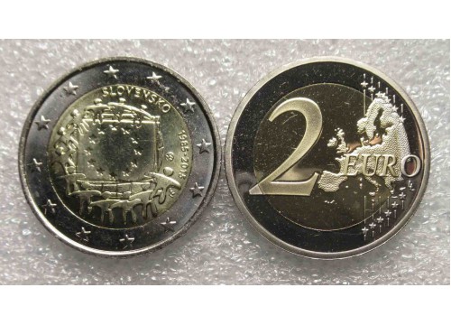 Монета Словакия юбилейные 2 (два) евро 2015 год. UNC