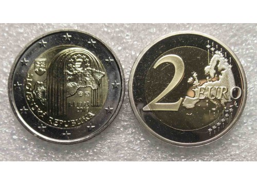 Монета Словакия юбилейные 2 (два) евро 2018 год. UNC